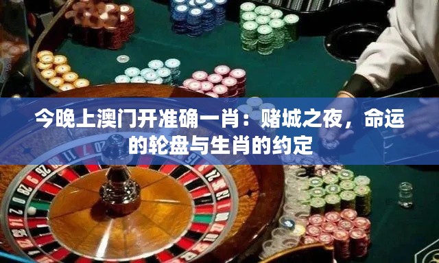 今晚上澳门开准确一肖:赌城之夜,命运的轮盘与生肖的约定