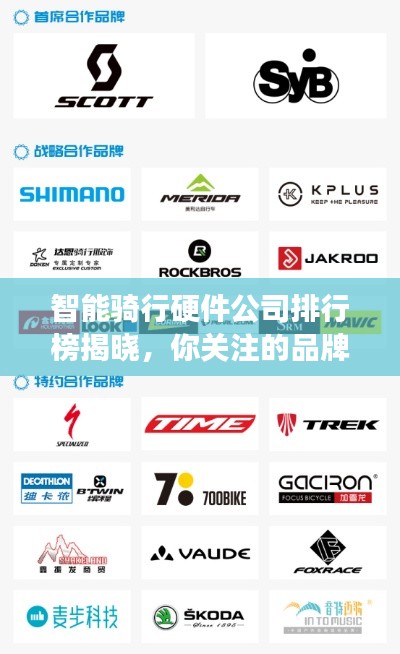 智能骑行硬件公司排行榜揭晓,你关注的品牌上榜了吗?