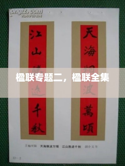 楹联专题二,楹联全集