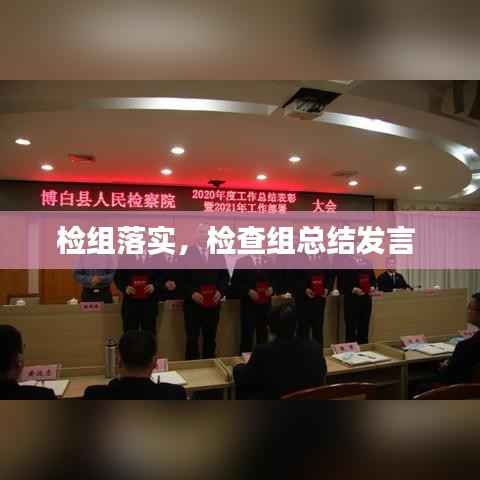 检组落实，检查组总结发言 